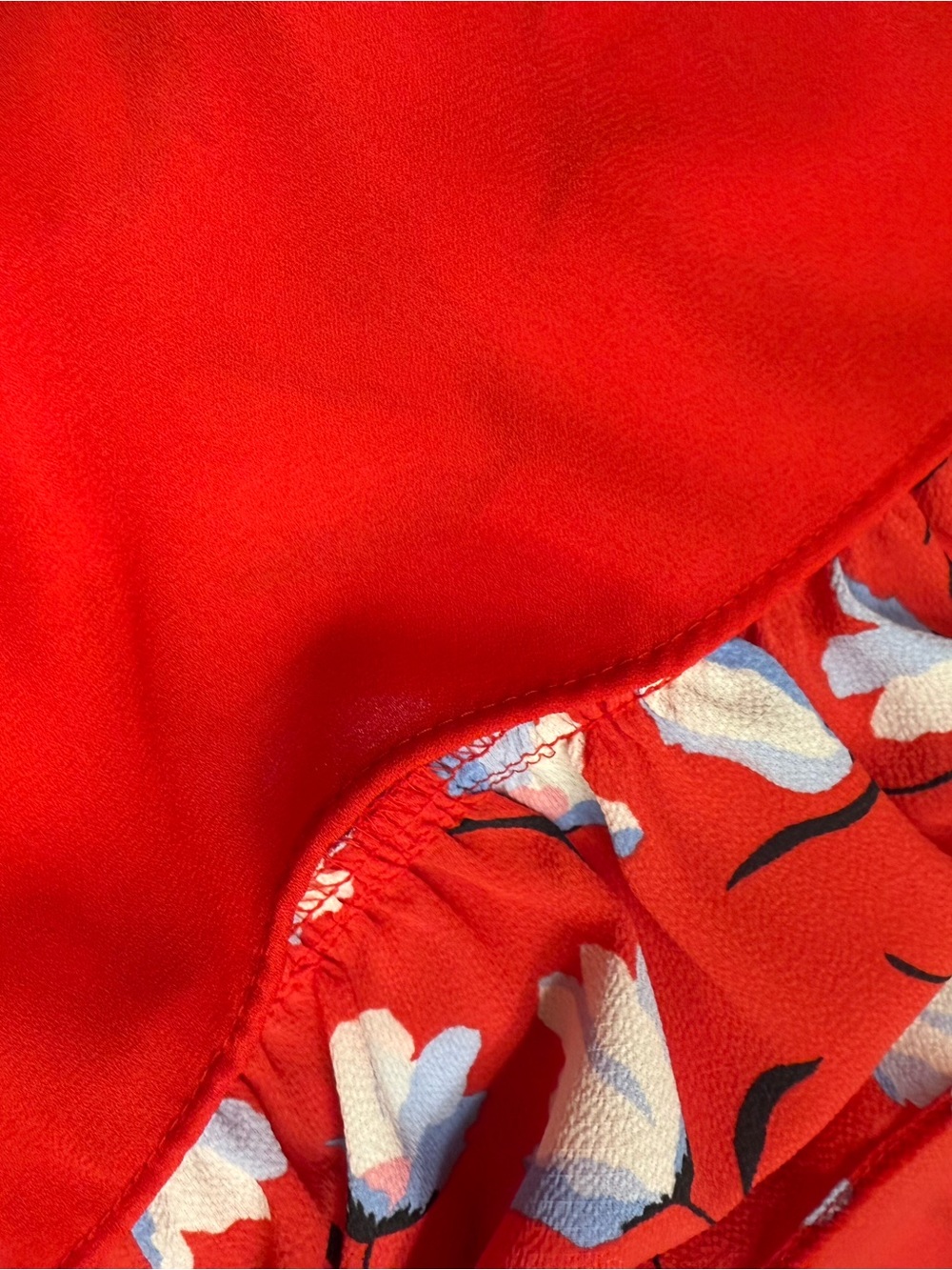 Talbots Red Floral Midi Dress - Picture 4 of 5